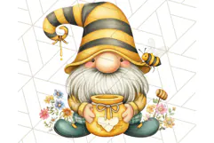 Summer Garden Gnomes Clipart PNG, Summer Country Gnomes Png Product Image 5