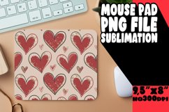 Cozy Mouse Pad Sublimation Magic, Heart Product Image 1