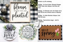 Spring Farmhouse Sign Bundle | Spring Sign Designs Product Image 5