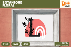 Botanique Floral Monogram Product Image 1