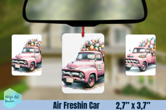 Air Freshener Car | Pink Easter PNG Product Image 1