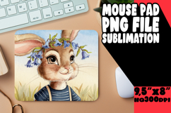 BRIGHT desk MAT Sublimation Magic, Cute Bunny Product Image 1