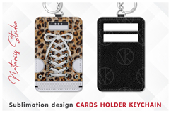 6 Trendy Sneakers Designs - Cards Holder Keychain Product Image 6