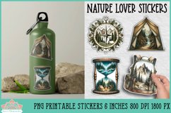 Nature Lover Printable Stickers | Hiking &amp; Camping Stickers Product Image 8