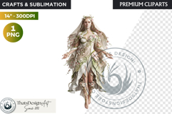 The Vernal Rebirth Dark Fantasy Spring Clipart Product Image 1