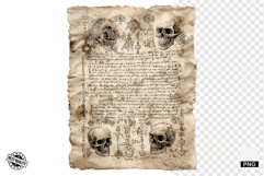 Halloween Goth Old Paper Clipart Product Image 1