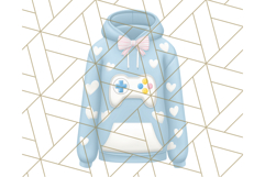Pastel Gamer Girl Clipart PNG, Kawaii Gaming Elements Product Image 5