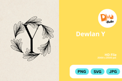 Dewlan Monogram Product Image 1