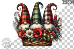Christmas Gnome Sublimation - Clipart PNG Design Product Image 1