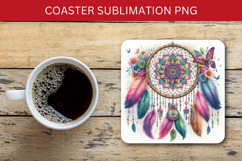square coaster - boho vintage Product Image 1