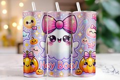 Halloween Boo Tumbler Wrap | Sublimation | Tumblers Product Image 1