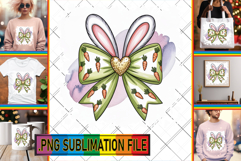 VIBRANT TSHIRT Ideas PNG, Easter Bow Product Image 1