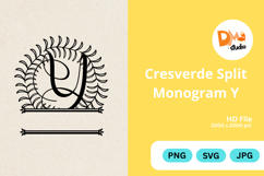 Cresverde Split Monogram Product Image 1
