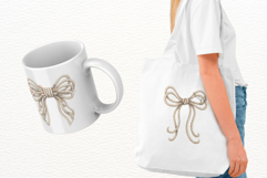 Coastal Coquette Bows PNG Clipart Product Image 3