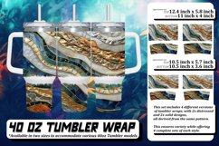Glittery Sunrise Tumbler Wrap: Springtime Sublimation Product Image 1