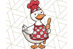 Goose Occupation Clipart PNG, Cute Job-Themed Graphics Product Image 5
