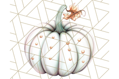 Fall Pumpkin Clipart PNG, Autumn Pumpkins, Jewel Tones Png Product Image 5