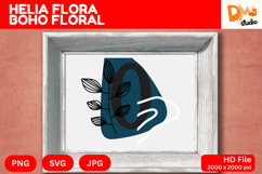 Helia Flora Boho Floral Monogram Product Image 1