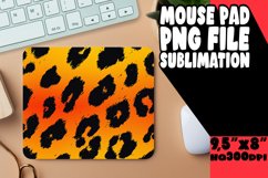 Chic Leopard Gradient Mouse Pad PNG Product Image 1