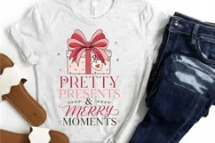 Pretty Presents and Merry Moments PNG Sublimation Design Product Image 5