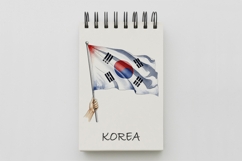 Hand Waving Large Taegeukgi Flag PNG Korean Independence Day Product Image 5