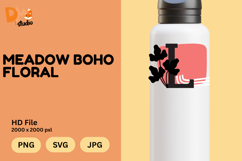 Meadow Boho Floral Monogram Product Image 1
