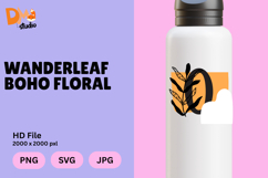 Wanderleaf Boho Floral Monogram Product Image 1