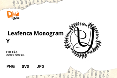 Leafenca Monogram Product Image 1