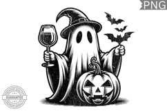 Halloween Ghost Sublimation Design - High-Quality 300 Dpi Product Image 1