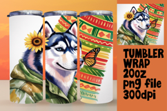 Unique 20oz Design for Sublimation , Cute Dog Product Image 1