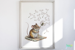 Picnic Mouse Sublimation Clipart Product Image 5