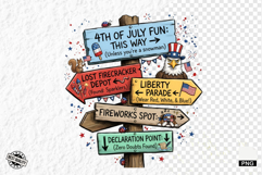 Patriotic Animals Signspots PNG Clipart Product Image 1