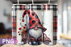 Ladybug Tumbler Sublimation - 20 Oz Skinny Tumbler Product Image 1