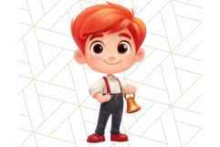 Boy Teacher Clipart PNG, Cute Male Teacher Illustration Product Image 5