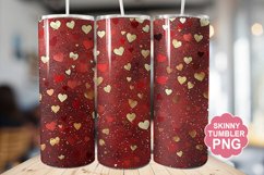 Valentine Glitter Tumbler | Valentine Tumbler Wrap Product Image 1