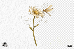 Summer Daisy Breeze Meadow Clipart Product Image 1