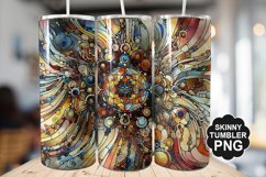 Stained On Stained Glass Tumbler Warp - Tumbler Design Product Image 1