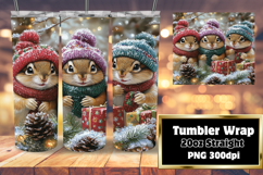 RICH 20oz Tumbler Template for Gifts , Cute Xmas Product Image 1