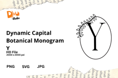 Dynamic Capital Botanical Monogram Product Image 1