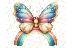 Jewel Toned Butterfly PNG Clipart, Vibrant Butterflies Product Image 5