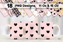 18 Valentine's Day Mug Sublimation Bundle, Mug Wrap Bundle Product Image 1