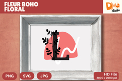 Fleur Boho Floral Monogram Product Image 1