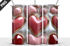 Valentines Love Skinny Tumbler PNG Wrap| Valentines Tumbler Product Image 2