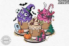 Hallothanksmas PNG, Hallothanksmas Coffee Sublimation Product Image 1