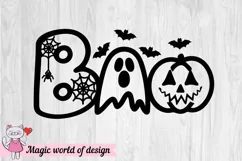 Boo svg cut file, Halloween Baby svg Product Image 2