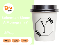 Bohemian Bloom Monogram Product Image 1