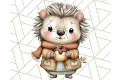 Thanksgiving Woodland Animals Clipart PNG Product Image 5