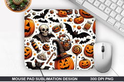 Halloween Mouse Pad Sublimation, Halloween Mouse Pad PNG Product Image 1