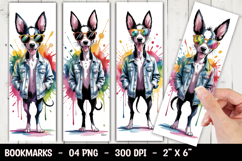 Stylish Dog Bookmark Sublimation Product Image 1