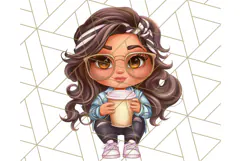 Sassy Mom Coffee PNG Clipart, Messy Bun Mom Life PNGs Product Image 5